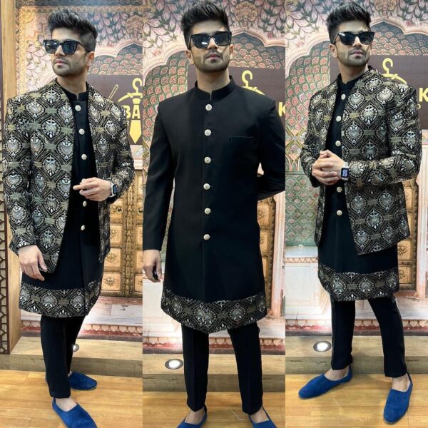 Wedding Special Open Shrug Sherwani