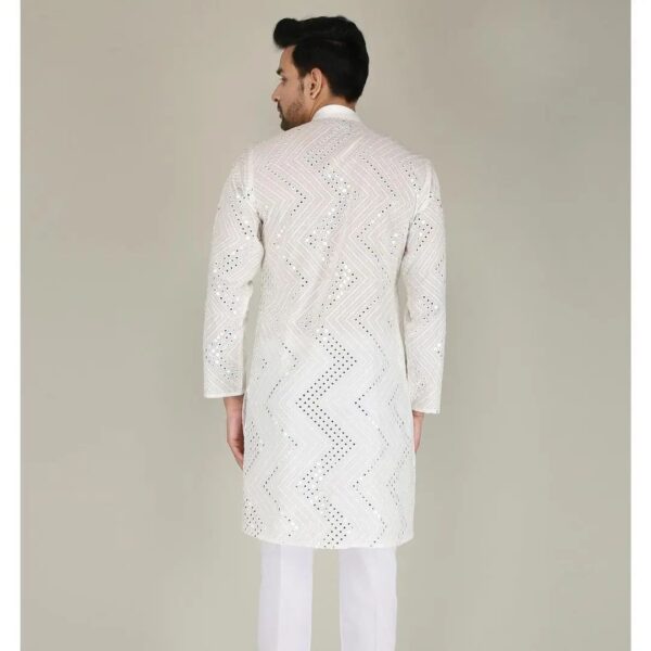 Trendding Design Mirror Work Kurta Pajama - Image 4