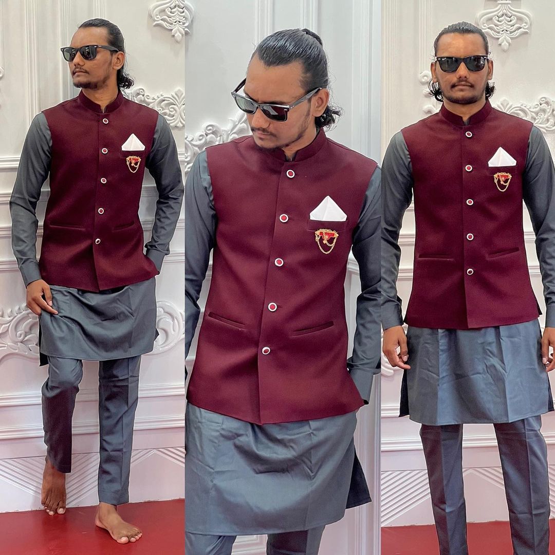 Handmade Chikankari Nehru Jacket Nehru Jacket Mensindian Wedding Wear for  Menmens Wedding Wear Outfits - Etsy