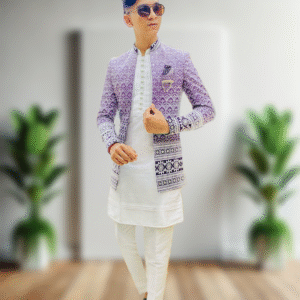 Wedding Special Latest Trending Luxury Designer Kurta Pajama with Open Jacket Set for Groom & Festive Occasions – Exclusive Ethnic Wear by Faisaloutfits 5 Picsart 25 11 02 14 44 46 3681