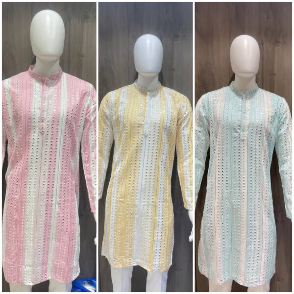 Eid Special Mirror Work Kurta Pajama