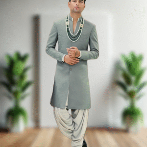 SRK-Inspired Wedding Sherwani Set – Kurta, Patiala Shalwar & Indo-Western Style for Grooms | Faisaloutfits Wedding Special – SRK-Inspired Indo-Western Sherwani Set for the Modern Groom