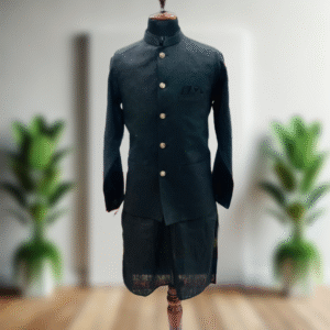 Kurta Pajama With Nehru Jeckit Set