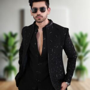 Open Jodhpuri Suit