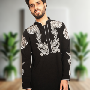 Mens Exclusive Most Trending Designer Luxury Embroidery Work Kurta Pajama Set – Premium Royal Wedding, Eid & Festive Traditional Ethnic Wear by Faisaloutfits 4 Picsart 25 11 01 17 11 37 8961