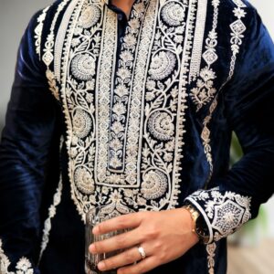 Men’s Exclusive Trending Designer Luxury Embroidery Work Kurta Pajama Set – Premium Wedding & Festive Wear by Faisaloutfits 3 Picsart 25 11 01 19 45 06 0241