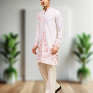 Men’s Exclusive Most Trending Designer Luxury Thread Embroidery Work Kurta Pajama Set – Premium Wedding & Festive Ethnic Wear by Faisaloutfits 7 Picsart 26 02 13 15 44 22 4621