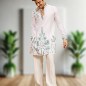 Men’s Exclusive Most-Trending Designer Luxury Thread Embroidery Work Kurta Pajama Set – Premium Wedding, Festive & Traditional Ethnic Wear by Faisaloutfits 4 Picsart 26 02 14 17 03 49 2061