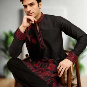 Men’s Exclusive Most-Trending Designer Luxury Embroidery Work Kurta Pajama Set – Premium Wedding & Festive Royal Ethnic Wear by Faisaloutfits 3 Picsart 26 02 15 22 52 06 0011