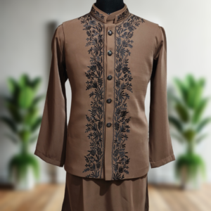 Kurta Pajama With Nehru Jeckit Set
