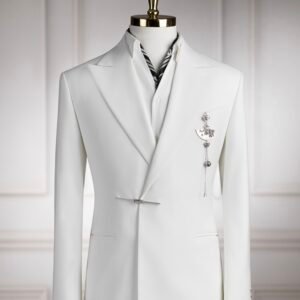 Men’s Exclusive Trending Designer Luxury Three-Piece Tuxedo Suit by Faisaloutfits